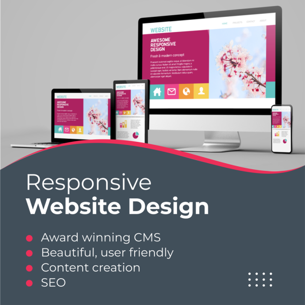 Responsive Website Design. We build engaging, professional, user-friendly and responsive (mobile friendly) websites.